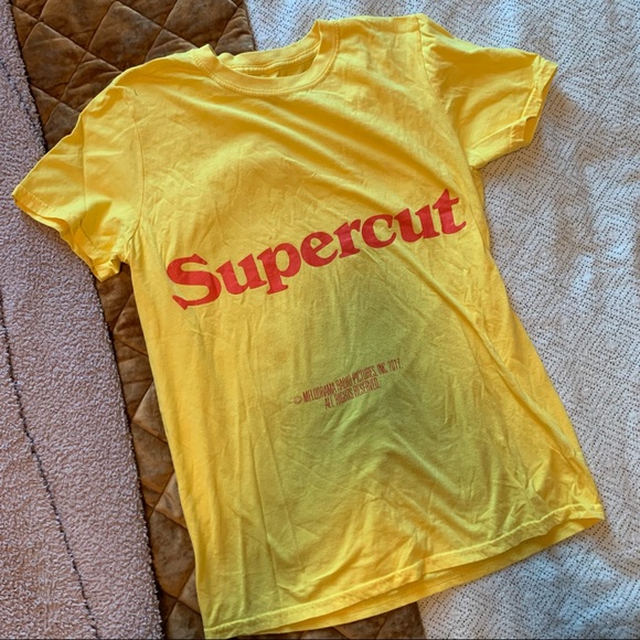 Lorde Supercut Yellow Concert Shirt 